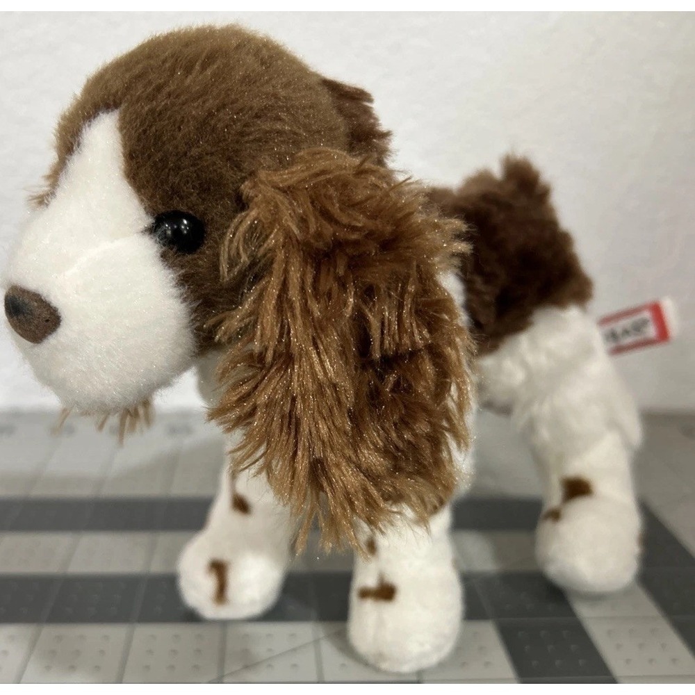Douglas Cuddle Toys Springer Spaniel Plush Stuffed Animal Dog Brown White 4016 - Picture 11 of 16